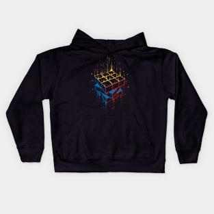 Rubik's Cube Ink Kids Hoodie